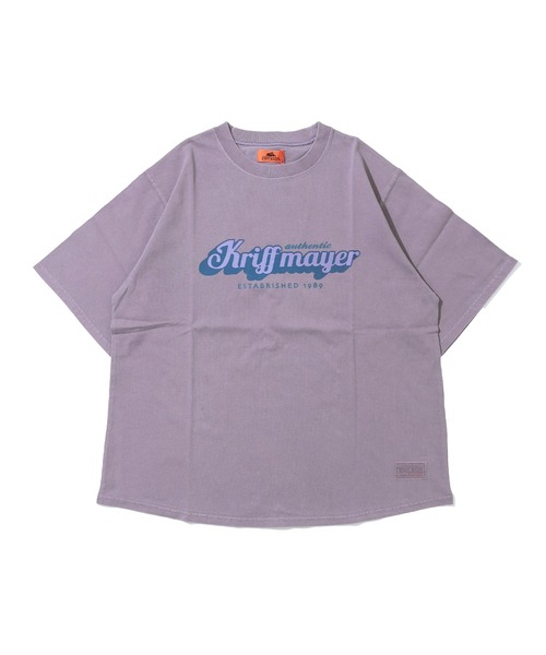 KRIFF MAYER(クリフメイヤー)の「ピグメントプリントT(Tシャツ/カットソー・レディース・グリーン/イエロー/チャコール/ライトグレー/パープル・LARGE/MEDIUM)」の22枚目の写真
