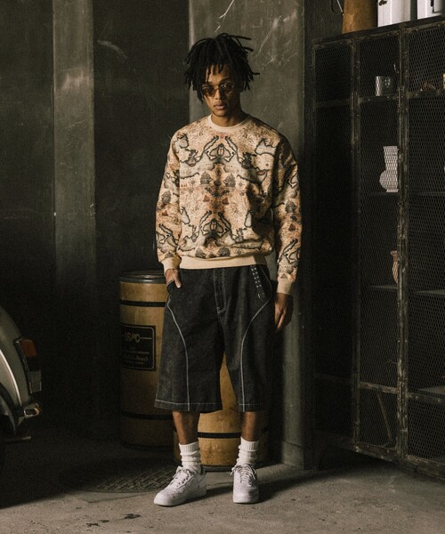 NAUTICA(ノーティカ)の「NAUTICA JEANS CO./ノーティカジーンズ Faded Gizastitch T/C Curve Cropped Pants/フェイデッド ギザステッチ コットンポリエステル カーブ クロップドパンツ(その他パンツ・メンズ・ネイビー/ブラック・SMALL/MEDIUM/LARGE)」の12枚目の写真