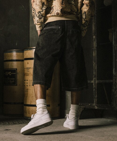 NAUTICA(ノーティカ)の「NAUTICA JEANS CO./ノーティカジーンズ Faded Gizastitch T/C Curve Cropped Pants/フェイデッド ギザステッチ コットンポリエステル カーブ クロップドパンツ(その他パンツ・メンズ・ネイビー/ブラック・SMALL/MEDIUM/LARGE)」の19枚目の写真