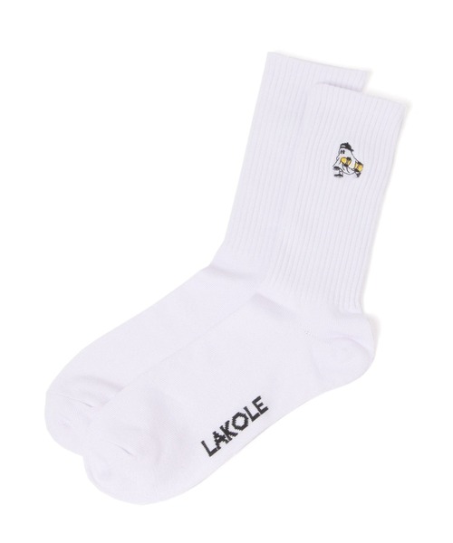 LAKOLE（ラコレ）の「ジャストゴーストソックス / 286471（ソックス/靴下・メンズ・グレー/ブラック/ホワイト・FREE）」の2枚目の写真