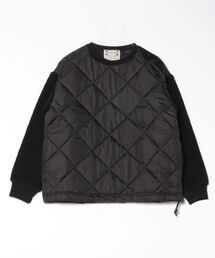 【8】【WHITE LINE（ホワイトライン）】キルト×ボアクルーネック