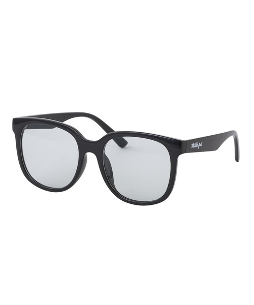 MILKFED.（ミルクフェド）の「MILKFED. LOGO BIG SQUARE SUNGLASSES（サングラス・レディース・ブラウン/クリア/ブラック・ONE SIZE）」の2枚目の写真