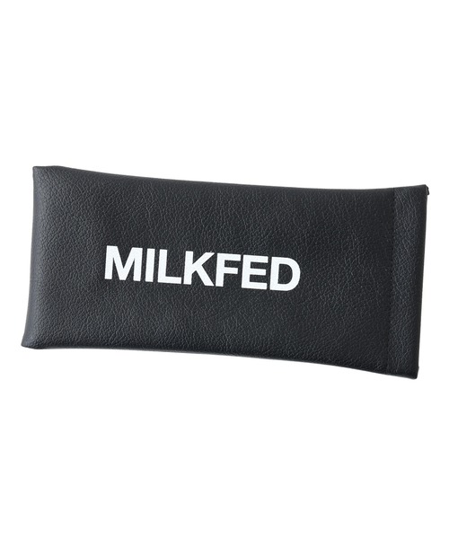 MILKFED.（ミルクフェド）の「MILKFED. LOGO BIG SQUARE SUNGLASSES（サングラス・レディース・ブラウン/クリア/ブラック・ONE SIZE）」の18枚目の写真