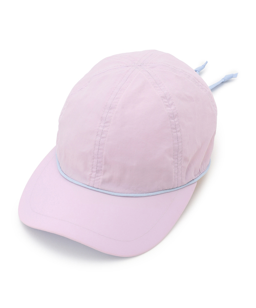CROSS FUNCTION（クロスファンクション）の「《UPF50+》エブ楽 キッズドロストタフタキャップ【CF/クロスファンクション】（キャップ・キッズ・グリーン/ラベンダー・52cm）」の10枚目の写真