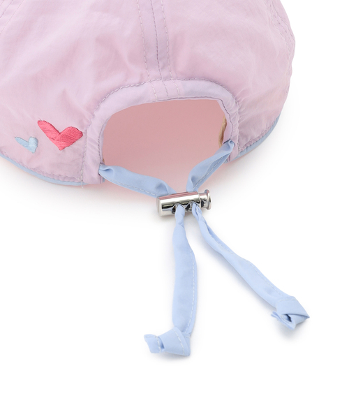 CROSS FUNCTION（クロスファンクション）の「《UPF50+》エブ楽 キッズドロストタフタキャップ【CF/クロスファンクション】（キャップ・キッズ・グリーン/ラベンダー・52cm）」の13枚目の写真