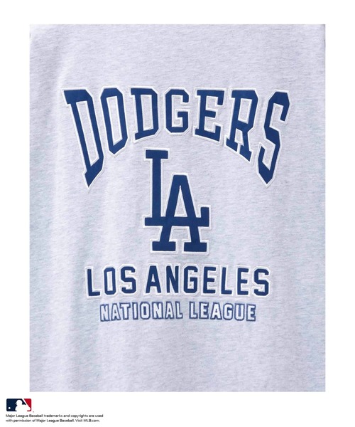 MLB(メジャーリーグベースボール)の「MLB / メジャーリーグベースボール ツイルワッペン ロングスリーブTシャツ(Tシャツ/カットソー・メンズ・ナチュラル/ホワイト/ブラック/ネイビー/アッシュグレー・L/XL/M)」の17枚目の写真