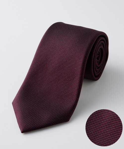 STYLE=】ネクタイ 結婚式 ビジネス 日本製 シルク 100% ブランド 無地