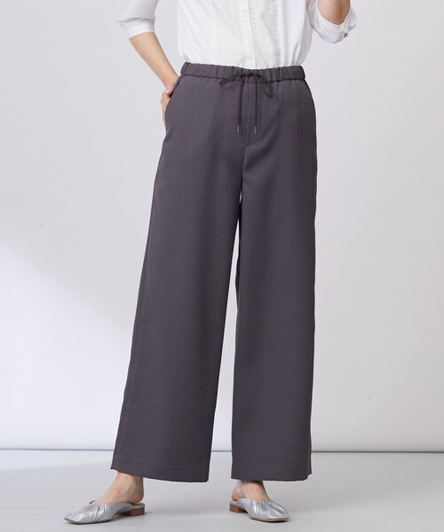 セール】【洗える】エアロツイルストライプ イージーパンツ（その他