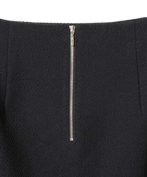 ESTNATION（エストネーション）の「ESTNATION / コットンツイードタイトスカート（スカート・レディース・ブラック/ベージュ・36/38）」の5枚目の写真