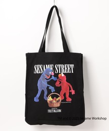 【FRUIT OF THE LOOM】SESAME STREET×FTL フォト トートバッグ/セサミストリート コラボ