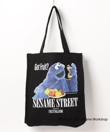 【FRUIT OF THE LOOM】SESAME STREET×FTL フォト トートバッグ/セサミストリート コラボ