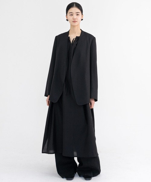 ジャケット・アウター eunoia Jane coat eunoia | ノーカラージャケット WOMEN（ノーカラージャケット