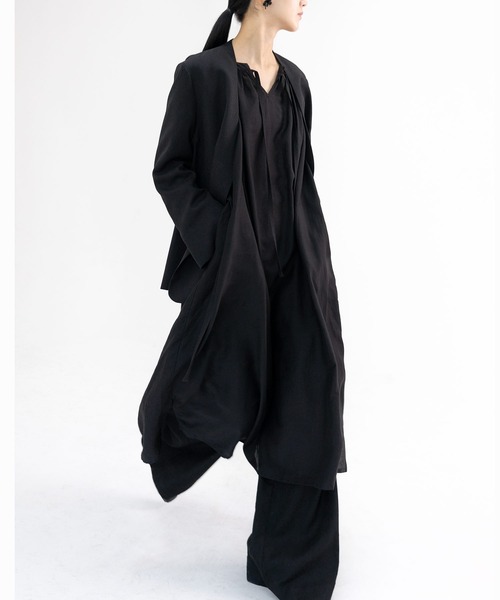 ジャケット・アウター eunoia Jane coat eunoia | ノーカラージャケット WOMEN（ノーカラージャケット