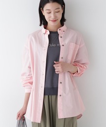 human woman | ◆製品染めボタンダウンオーバーシャツ(シャツ/ブラウス)