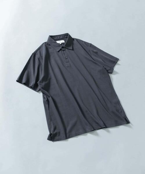 URBAN RESEARCH ROSSO MEN（アーバンリサーチロッソメン）の「『WEB限定』『XLサイズあり』吸湿速乾ポロシャツ（ポロシャツ・メンズ・ネイビー/ホワイト/チャコールグレー/ブラック・X-LARGE/LARGE/MEDIUM/SMALL）」の4枚目の写真
