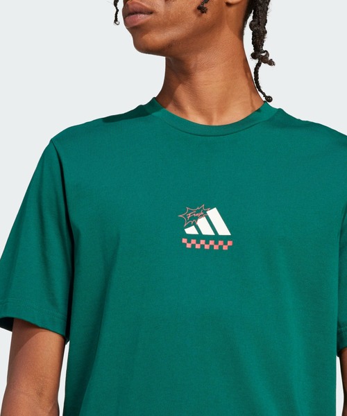 セール】ラウンジ ピザグラフィック 半袖Tシャツ / アディダス