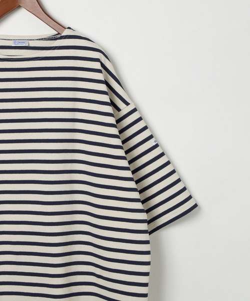 ORCIVAL(オーシバル)の「【ORCIVAL(オーシバル)】WIDE BODY BOAT NECK プルオーバー(Tシャツ/カットソー・メンズ・グレー/ネイビー・MEDIUM)」の7枚目の写真