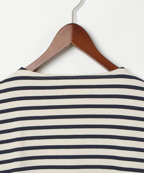 ORCIVAL(オーシバル)の「【ORCIVAL(オーシバル)】WIDE BODY BOAT NECK プルオーバー(Tシャツ/カットソー・メンズ・グレー/ネイビー・MEDIUM)」の9枚目の写真