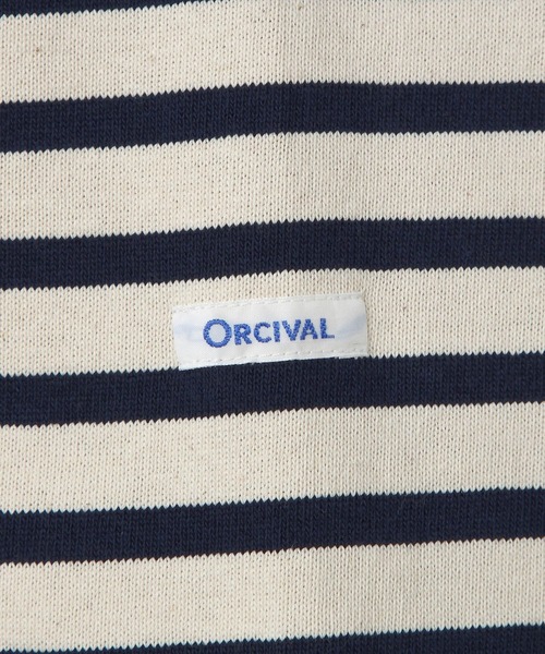 ORCIVAL(オーシバル)の「【ORCIVAL(オーシバル)】WIDE BODY BOAT NECK プルオーバー(Tシャツ/カットソー・メンズ・グレー/ネイビー・MEDIUM)」の10枚目の写真