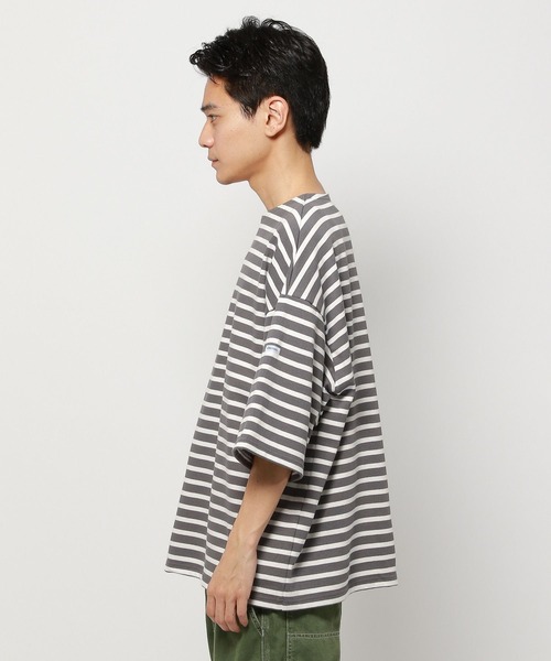 ORCIVAL(オーシバル)の「【ORCIVAL(オーシバル)】WIDE BODY BOAT NECK プルオーバー(Tシャツ/カットソー・メンズ・グレー/ネイビー・MEDIUM)」の20枚目の写真
