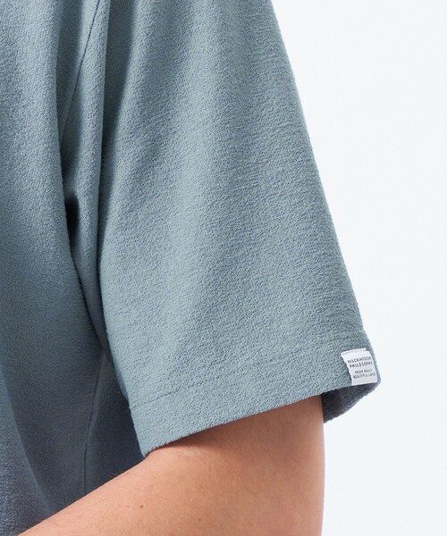 MACKINTOSH PHILOSOPHY(マッキントッシュ フィロソフィー)の「パイル調ドライミックス クルーネックプルオーバー(Tシャツ/カットソー・メンズ・ダークネイビー/ピンク系その他3/ホワイト/ブルー系その他3・40/38/42)」の12枚目の写真