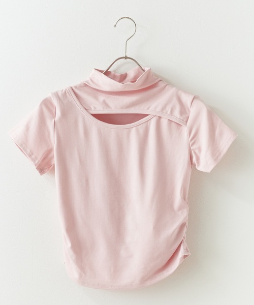 ROOPTOKYO（ループトウキョウ）の「ハイネックテレコリブギャザートップス 秋物 秋服 2026年秋冬（Tシャツ/カットソー・レディース・ピンク/グレー/ブラック/ベージュ/ブラウン/ホワイト・FREE）」の12枚目の写真
