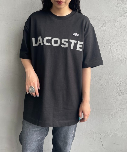 ラコステ　ヘビーウェイト ロゴプリントTシャツ セール】[LACOSTE/ラコステ] ヘビーウェイト ロゴプリントT