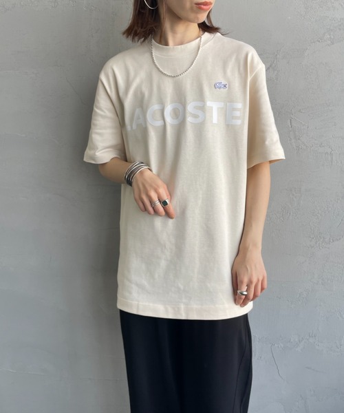 ラコステ　ヘビーウェイト ロゴプリントTシャツ セール】[LACOSTE/ラコステ] ヘビーウェイト ロゴプリントT