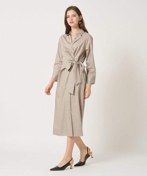 セール】テンセルツイルカシュクールワンピース（ワンピース）｜ANAYI