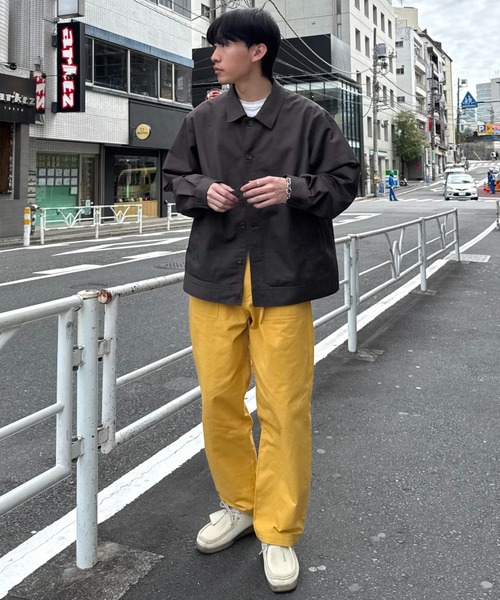 CIAOPANIC TYPY(チャオパニックティピー)の「コットンリネンストレッチベイカーテーパードパンツ(チノパンツ・メンズ・マスタード/ネイビー/カーキ/ブラック・LARGE/MEDIUM/SMALL)」の5枚目の写真