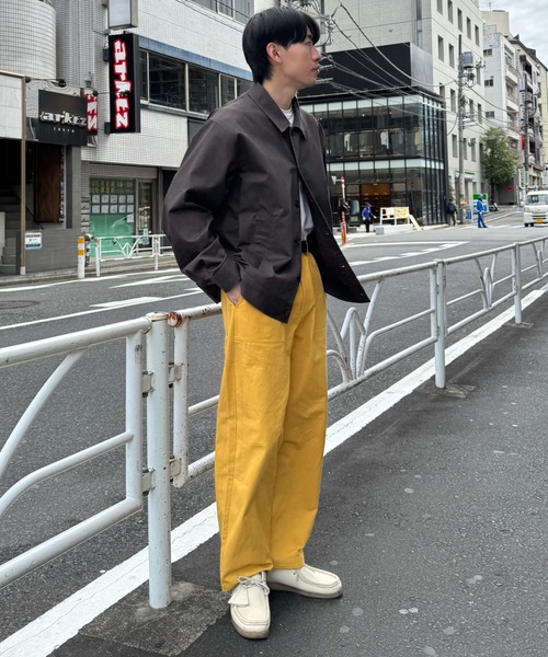 CIAOPANIC TYPY(チャオパニックティピー)の「コットンリネンストレッチベイカーテーパードパンツ(チノパンツ・メンズ・マスタード/ネイビー/カーキ/ブラック・LARGE/MEDIUM/SMALL)」の6枚目の写真