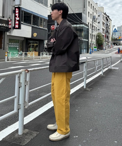 CIAOPANIC TYPY(チャオパニックティピー)の「コットンリネンストレッチベイカーテーパードパンツ(チノパンツ・メンズ・マスタード/ネイビー/カーキ/ブラック・LARGE/MEDIUM/SMALL)」の7枚目の写真