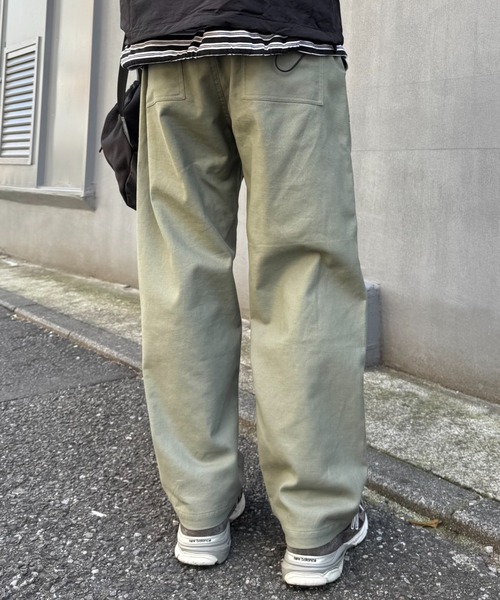 CIAOPANIC TYPY(チャオパニックティピー)の「コットンリネンストレッチベイカーテーパードパンツ(チノパンツ・メンズ・マスタード/ネイビー/カーキ/ブラック・LARGE/MEDIUM/SMALL)」の14枚目の写真