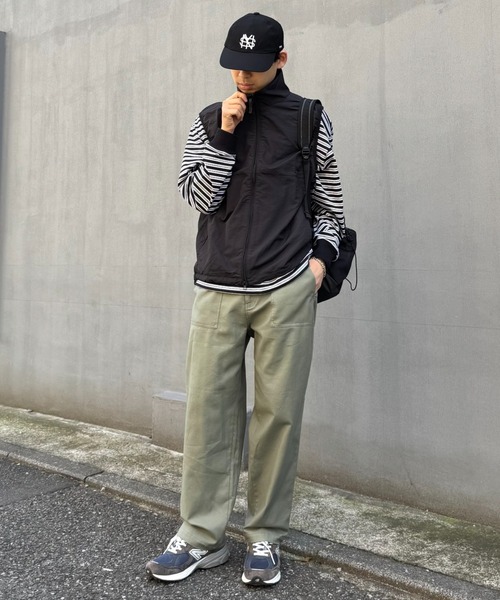 CIAOPANIC TYPY(チャオパニックティピー)の「コットンリネンストレッチベイカーテーパードパンツ(チノパンツ・メンズ・マスタード/ネイビー/カーキ/ブラック・LARGE/MEDIUM/SMALL)」の15枚目の写真