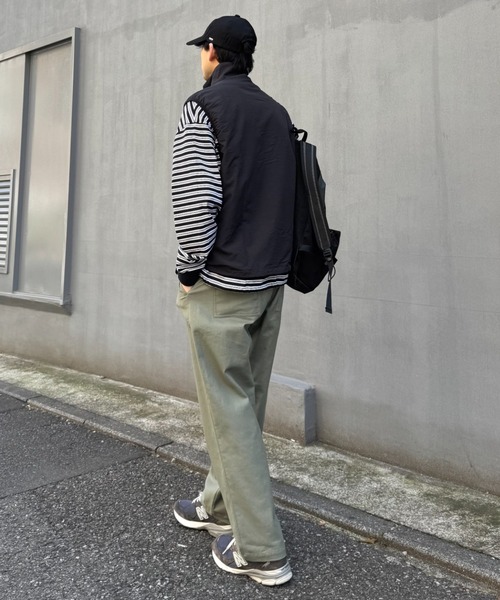 CIAOPANIC TYPY(チャオパニックティピー)の「コットンリネンストレッチベイカーテーパードパンツ(チノパンツ・メンズ・マスタード/ネイビー/カーキ/ブラック・LARGE/MEDIUM/SMALL)」の16枚目の写真