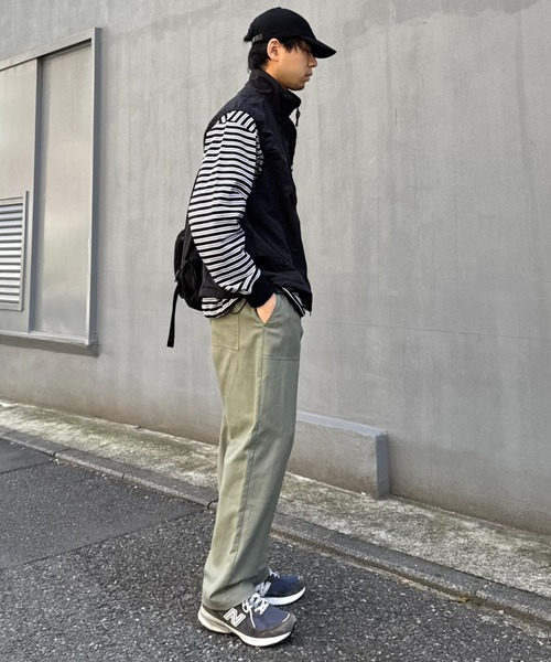 CIAOPANIC TYPY(チャオパニックティピー)の「コットンリネンストレッチベイカーテーパードパンツ(チノパンツ・メンズ・マスタード/ネイビー/カーキ/ブラック・LARGE/MEDIUM/SMALL)」の18枚目の写真