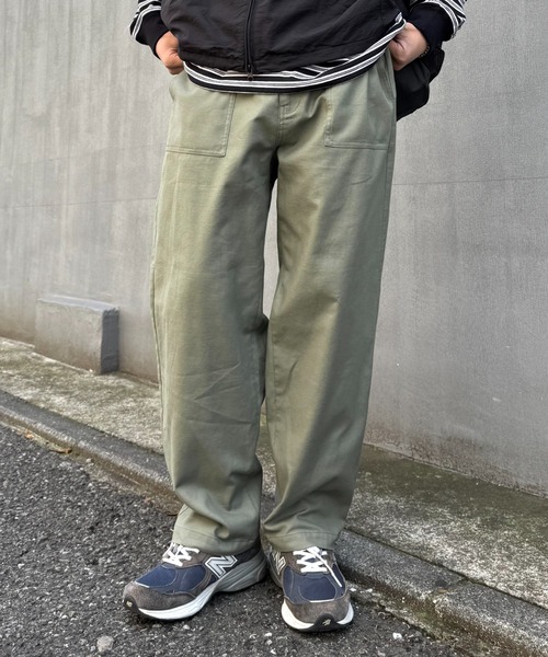 CIAOPANIC TYPY(チャオパニックティピー)の「コットンリネンストレッチベイカーテーパードパンツ(チノパンツ・メンズ・マスタード/ネイビー/カーキ/ブラック・LARGE/MEDIUM/SMALL)」の13枚目の写真