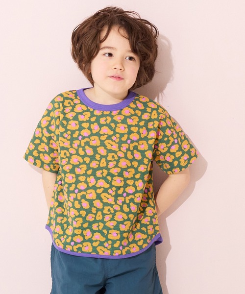 MARKEY'S（マーキーズ）の「【吸水速乾】サーマルメッシュ総柄Ｔシャツ（Tシャツ/カットソー・キッズ・ブルー/チャコール/レッド/グリーン・80/90/95/100/110/120/130/140/150）」の3枚目の写真
