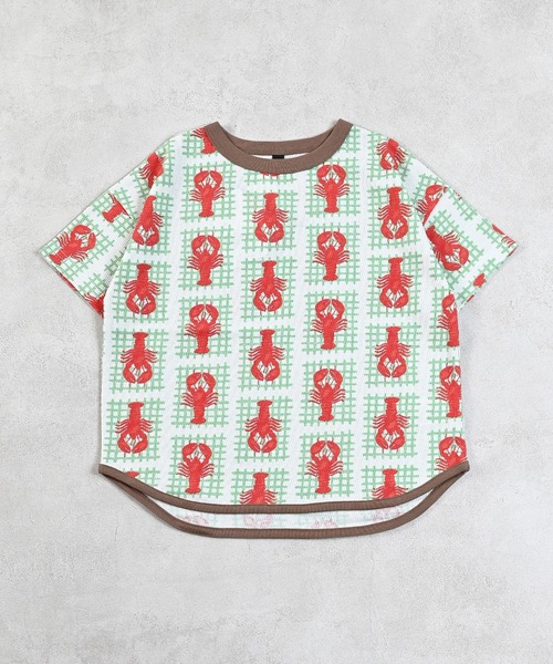 MARKEY'S（マーキーズ）の「【吸水速乾】サーマルメッシュ総柄Ｔシャツ（Tシャツ/カットソー・キッズ・ブルー/チャコール/レッド/グリーン・80/90/95/100/110/120/130/140/150）」の19枚目の写真