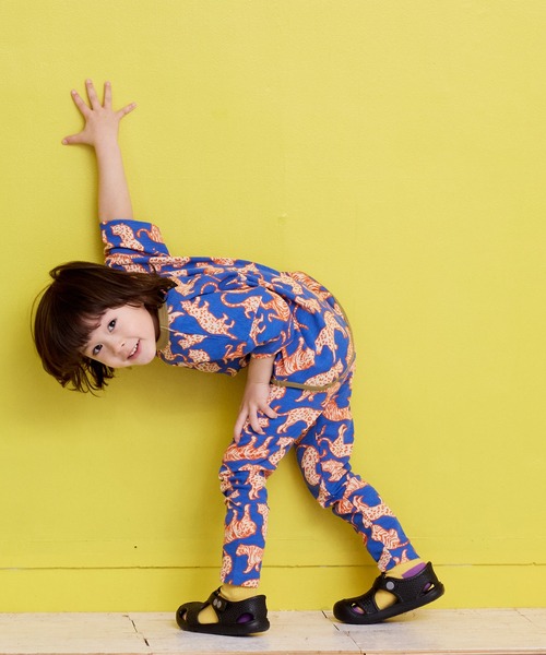 MARKEY'S（マーキーズ）の「【吸水速乾】サーマルメッシュ総柄Ｔシャツ（Tシャツ/カットソー・キッズ・ブルー/チャコール/レッド/グリーン・80/90/95/100/110/120/130/140/150）」の18枚目の写真