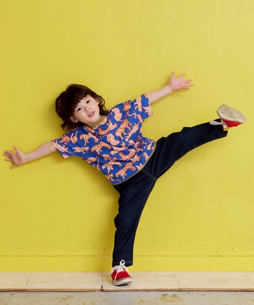 MARKEY'S（マーキーズ）の「【吸水速乾】サーマルメッシュ総柄Ｔシャツ（Tシャツ/カットソー・キッズ・ブルー/チャコール/レッド/グリーン・80/90/95/100/110/120/130/140/150）」の15枚目の写真