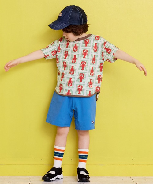 MARKEY'S（マーキーズ）の「【吸水速乾】サーマルメッシュ総柄Ｔシャツ（Tシャツ/カットソー・キッズ・ブルー/チャコール/レッド/グリーン・80/90/95/100/110/120/130/140/150）」の21枚目の写真