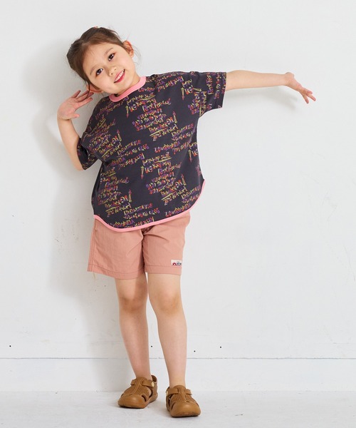 MARKEY'S（マーキーズ）の「【吸水速乾】サーマルメッシュ総柄Ｔシャツ（Tシャツ/カットソー・キッズ・ブルー/チャコール/レッド/グリーン・80/90/95/100/110/120/130/140/150）」の7枚目の写真