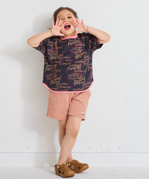 MARKEY'S（マーキーズ）の「【吸水速乾】サーマルメッシュ総柄Ｔシャツ（Tシャツ/カットソー・キッズ・ブルー/チャコール/レッド/グリーン・80/90/95/100/110/120/130/140/150）」の8枚目の写真