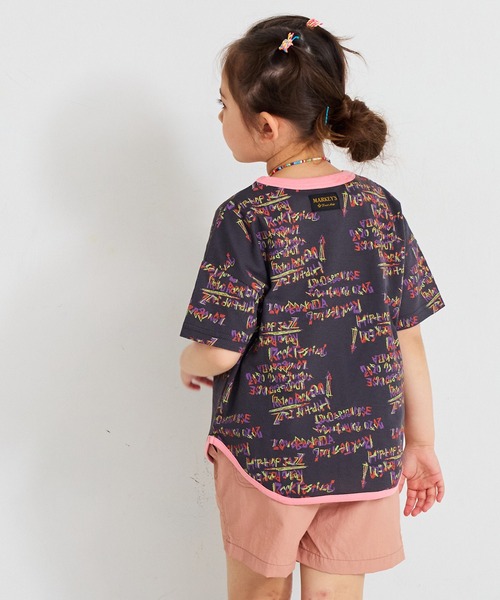 MARKEY'S（マーキーズ）の「【吸水速乾】サーマルメッシュ総柄Ｔシャツ（Tシャツ/カットソー・キッズ・ブルー/チャコール/レッド/グリーン・80/90/95/100/110/120/130/140/150）」の6枚目の写真