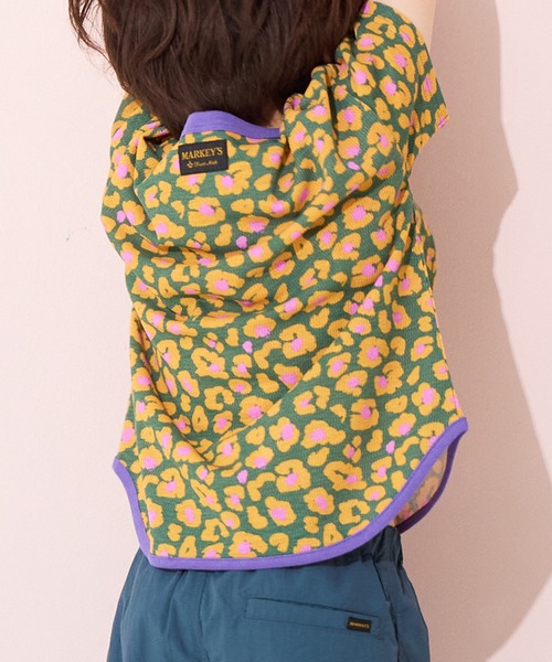 MARKEY'S（マーキーズ）の「【吸水速乾】サーマルメッシュ総柄Ｔシャツ（Tシャツ/カットソー・キッズ・ブルー/チャコール/レッド/グリーン・80/90/95/100/110/120/130/140/150）」の10枚目の写真