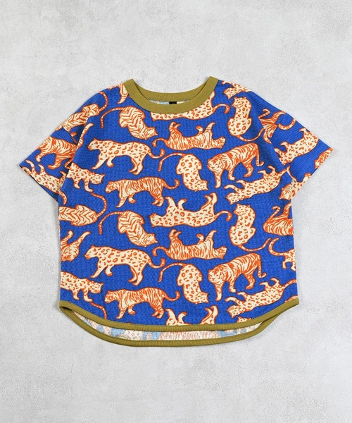 MARKEY'S（マーキーズ）の「【吸水速乾】サーマルメッシュ総柄Ｔシャツ（Tシャツ/カットソー・キッズ・ブルー/チャコール/レッド/グリーン・80/90/95/100/110/120/130/140/150）」の13枚目の写真