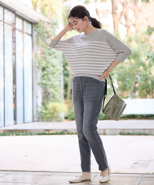 新品未使用　かぐれ　フィードデニムイージーパンツ かぐれ｜フェードデニムイージーパンツ | Rakuten Fashion(楽天