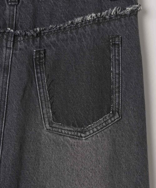 JEANASIS(ジーナシス)の「リメイクデニムロングスカート/453244(デニムスカート・レディース・ブラック/ブルー・SMALL/MEDIUM)」の9枚目の写真