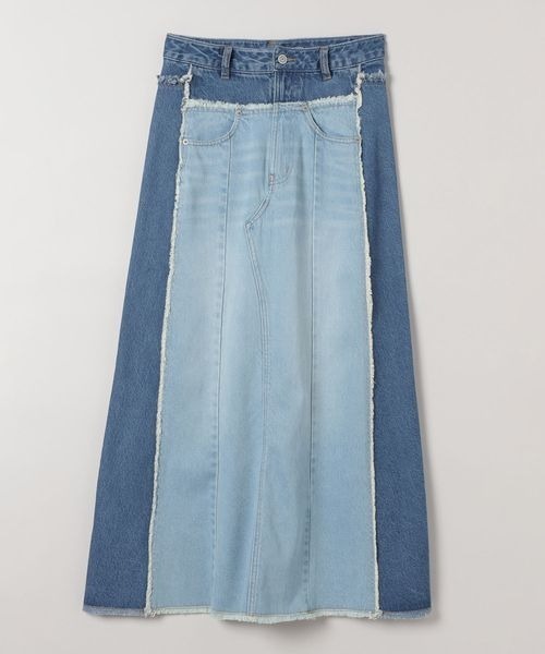 JEANASIS(ジーナシス)の「リメイクデニムロングスカート/453244(デニムスカート・レディース・ブラック/ブルー・SMALL/MEDIUM)」の14枚目の写真
